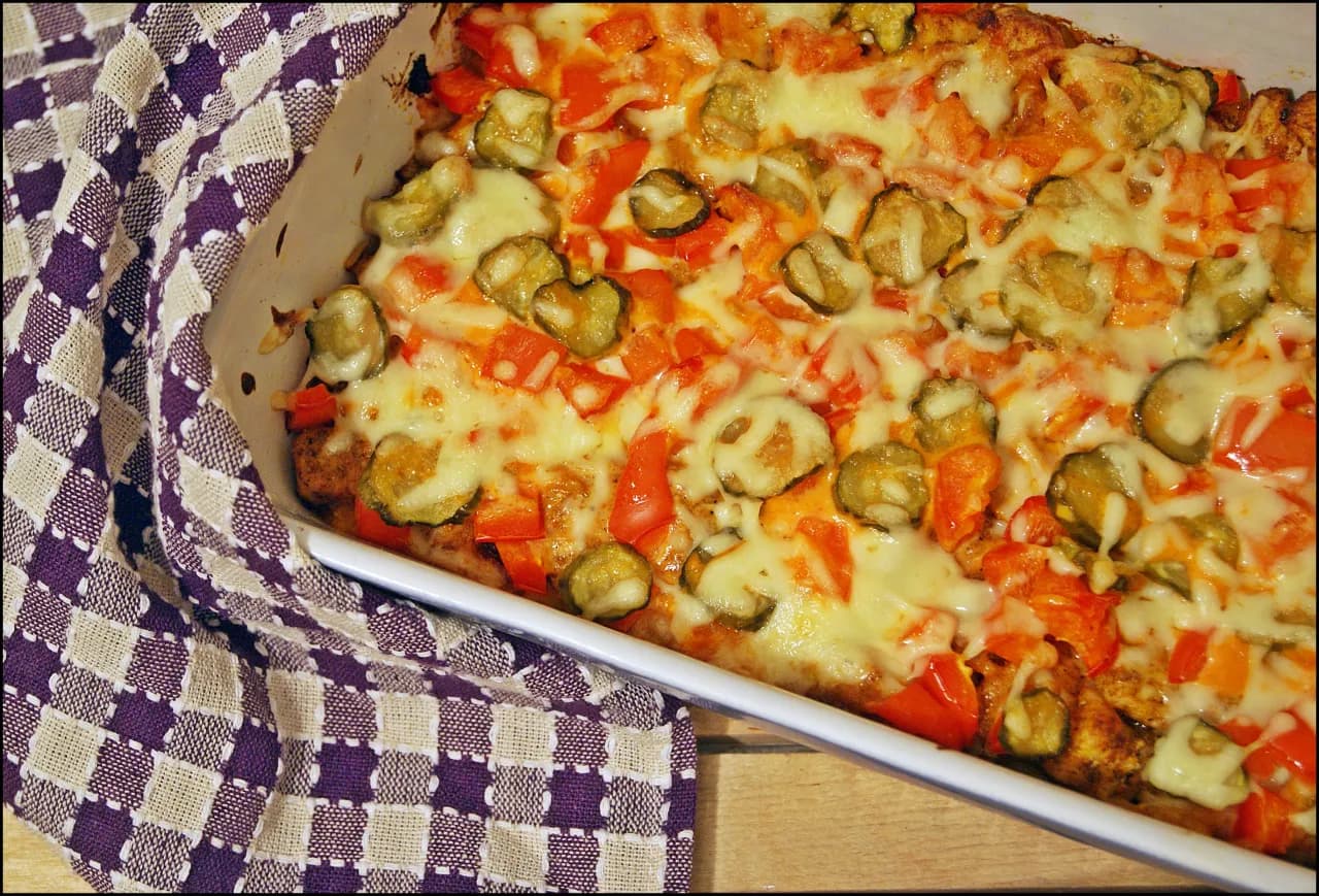 Pyszna zapiekanka gyros z ryżem - łatwy przepis na obiad dla każdego