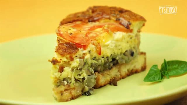 Pyszna zapiekanka z cukinią i pieczarkami, która zachwyci każdego