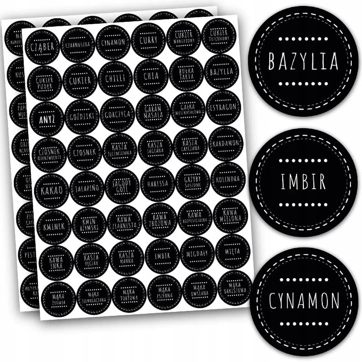 Gdzie kupić naklejki na słoiki z przyprawami i nie przepłacić